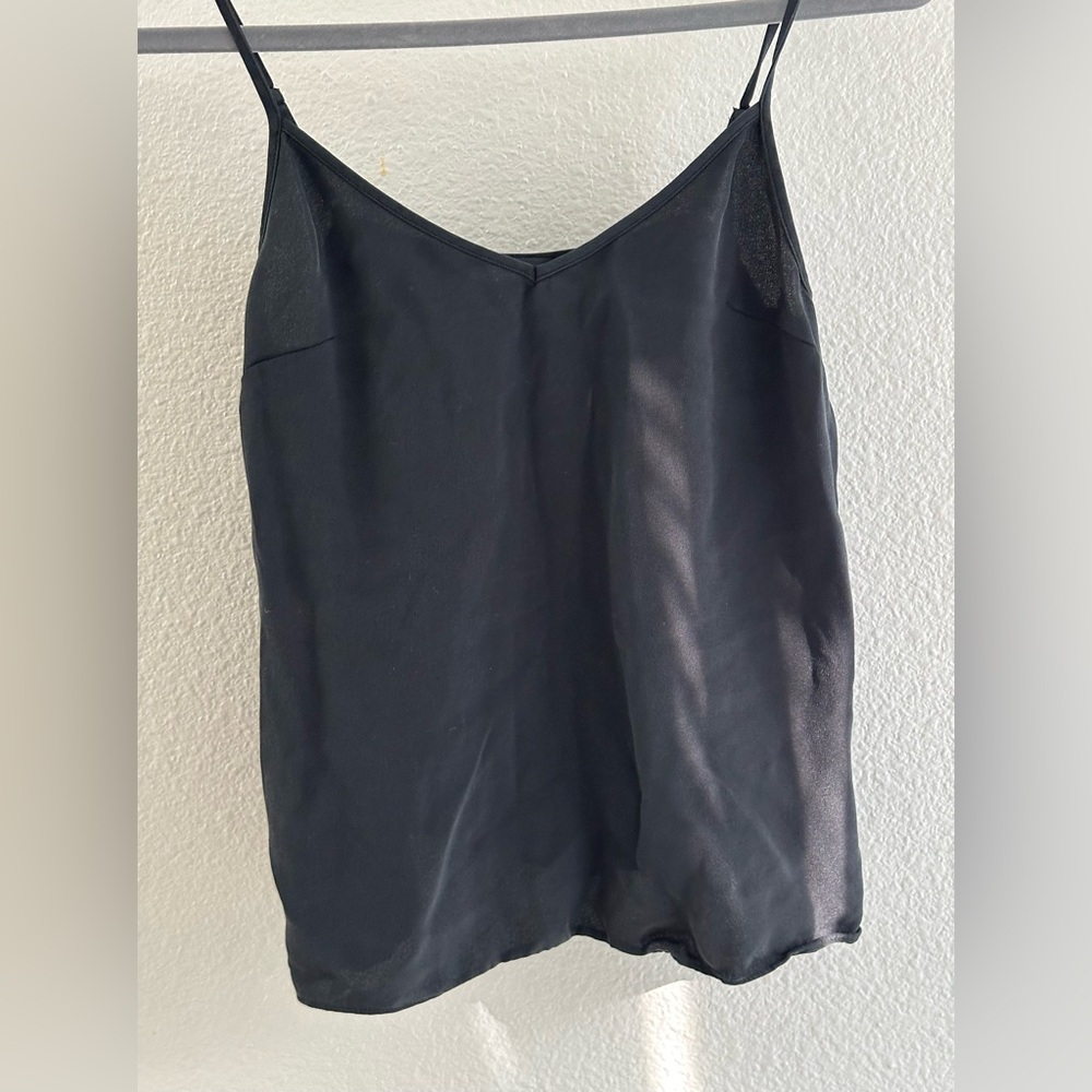 J Crew - Black Silk camisole
